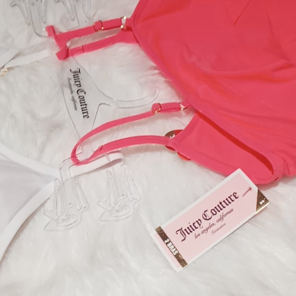 Juicy Couture Rhinestone Crop Top Bralette Small - Picture 5 of 7